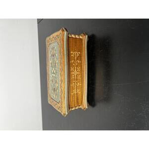 Vintage Reuge Swiss Music movement ANRI Hand Painted Wood Music Box